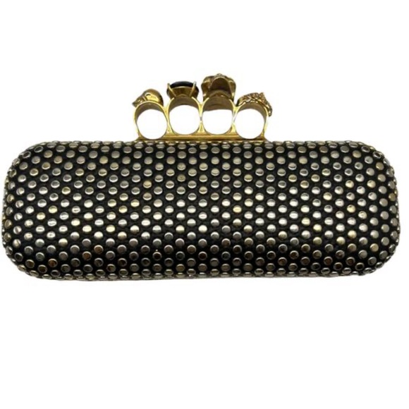 Alexander McQueen Handbags - Alexander McQueen Skull Leather Clutch